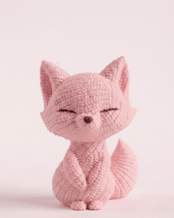 Rosie Pink Fox – Set of 3 - CraftLayer India