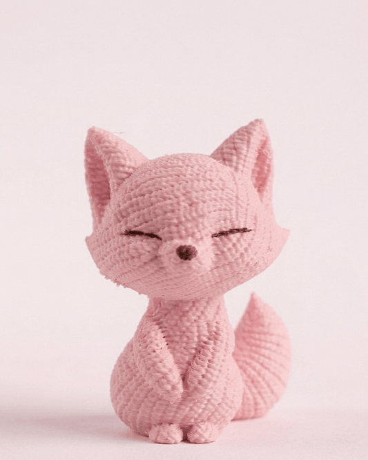 Rosie Pink Fox – Set of 3 - CraftLayer India