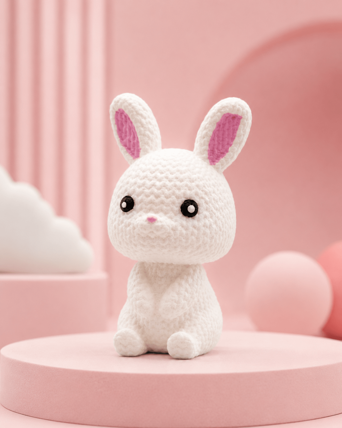 Snowball Bunny – Set of 3 - CraftLayer India