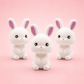 Snowball Bunny – Set of 3 - CraftLayer India