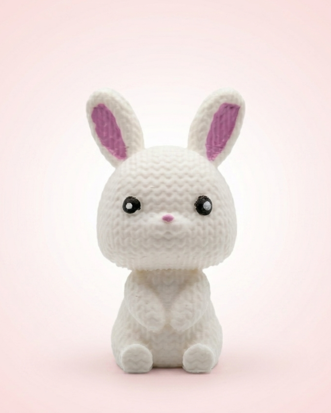 Snowball Bunny 3D printed toy